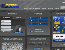 Tablet Screenshot of 37thstreettireandauto.com